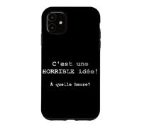Carcasa para iPhone 11 C'est UNE Horrible idée! À quelle heure? - Francés