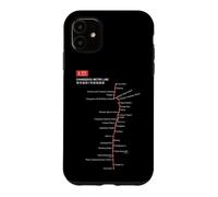 Carcasa para iPhone 11 Changzhou Train Railway - Souvenir Route Map China