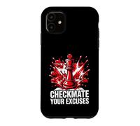 Carcasa para iPhone 11 Chess Player Checkmate Your Excuses Motivational