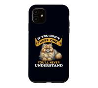 Carcasa para iPhone 11 Chinchilla Gato Persa Mamá/Papá Divertido Gato Dueño Humor