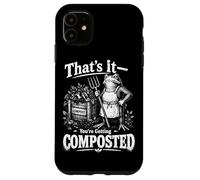 Carcasa para iPhone 11 Chiste humorístico de Rana de jardinería