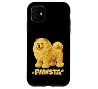 Carcasa para iPhone 11 Chow Chow Spaghetti Fideos Comida Italiana Cachorro Am