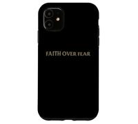 Carcasa para iPhone 11 Christian Faith Over Fear Shirt Men Jesus Religious Shirts