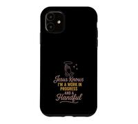 Carcasa para iPhone 11 Christian Petty Oró Fe Humor SASS God Knows Me
