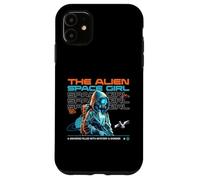 Carcasa para iPhone 11 Ciencia Ficción El Alien Espacio Chica Universo Misterio Y Maravilla