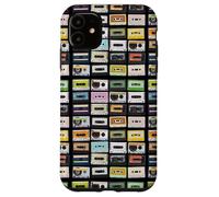 Carcasa para iPhone 11 Cintas de Casete Mixtapes, Amante de la música Retro de los años 80