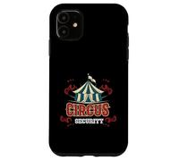 Carcasa para iPhone 11 Circus Security Vintage Big Top Diseño Gráfico