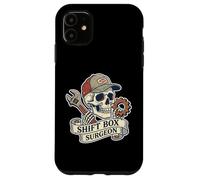 Carcasa para iPhone 11 Cirujano de Caja de Cambios Mecánico automotriz Cirujano de Engranajes de cráneo