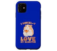 Carcasa para iPhone 11 Cita de I Wheel-y Love My Hamster, Linda Amante de Las Mascotas