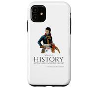Carcasa para iPhone 11 Cita de Napoleón Bonaparte sobre la Historia