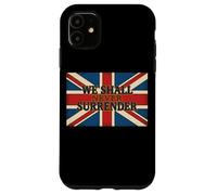 Carcasa para iPhone 11 Cita de Union Jack We Shall Never Surrender Churchill