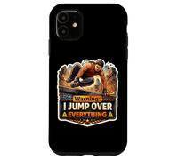 Carcasa para iPhone 11 Cita Divertida de Parkour Que Dice Advertencia de Que Salto sobre Todo