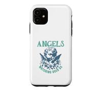 Carcasa para iPhone 11 Cita Protectora Espiritual de ángeles Que Nos vigilan