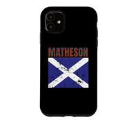 Carcasa para iPhone 11 Clan Matheson Tartan Scottish Family Name Scotland Pride