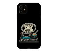 Carcasa para iPhone 11 Clean Link Club Bicicleta Cuidado de Cadena Taller