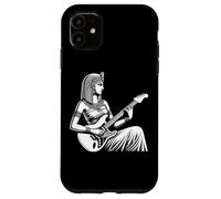 Carcasa para iPhone 11 Cleopatra Tocando la Guitarra eléctrica