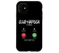 Carcasa para iPhone 11 Cluj-Napoca está Llamando y Debo IR a Rumania de Viaje