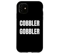 Carcasa para iPhone 11 Cobbler Gobbler Funny Thanksgiving Dessert Lover Design