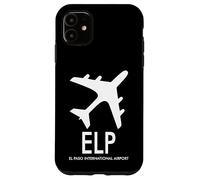 Carcasa para iPhone 11 Código de Aeropuerto Internacional de El Paso Etiqueta DE Equipaje Texas USA