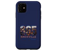 Carcasa para iPhone 11 Código de área del Condado de Knox 865 Knoxville Tennessee Skyline Art TN