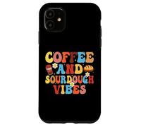 Carcasa para iPhone 11 Coffee and Sourdough Vibes - Coffee Lover Sourdough Gifts