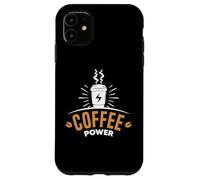 Carcasa para iPhone 11 Coffee Powers Funny Cafeine Baristas Coffee Lover