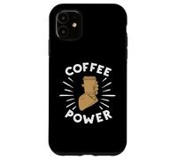 Carcasa para iPhone 11 Coffee Powers Funny Cafeine Baristas Coffee Lover