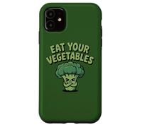Carcasa para iPhone 11 Come Tus Verduras Vegano Vegetariano Divertido Brócoli Dieta