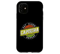 Carcasa para iPhone 11 Comer Dormir Capoeira Repetir Danza Acrobacia Artes Marciales
