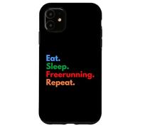 Carcasa para iPhone 11 Comer Dormir Freerunning Repeat - Freerunners & Parkour Lovers