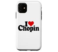 Carcasa para iPhone 11 Compositor DE Polish Frederic I Love Heart Chopin