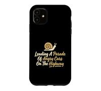 Carcasa para iPhone 11 Conductor Lento liderando Coches enojados Desfile Viajero