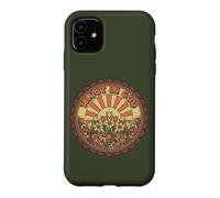 Carcasa para iPhone 11 Confía en Dios, fe Cristiana, Floral, Amanecer, Retro, Bohemio