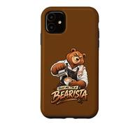 Carcasa para iPhone 11 ¡Confía en mí, Soy un Bearista! Divertido diseño de Oso Barista