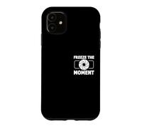 Carcasa para iPhone 11 Congelar el Momento Fotógrafo Cámara Minimalista