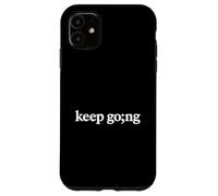 Carcasa para iPhone 11 Continúe con el Punto y Coma Salud Mental