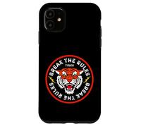 Carcasa para iPhone 11 Cool Break The Rules Wild Japanese Tiger Graphic Design
