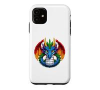 Carcasa para iPhone 11 Cool Dragon Master Builder Building Blocks Bricks Kids Boys