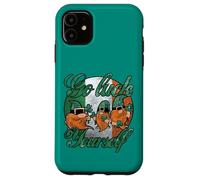 Carcasa para iPhone 11 Cool Green Gnomes Go Luck Yourself Shamrock St Patricks Day