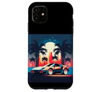 Carcasa para iPhone 11 Cool Vintage Super Car Illustration Novelty Graphic Designs
