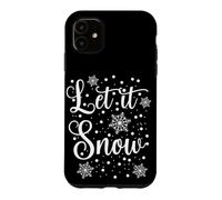 Carcasa para iPhone 11 Copo De Nieve Grafico Copos De Nieve Let It Snow Design