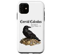 Carcasa para iPhone 11 Córvid Calculus Cuervo Cosas Brillantes Infinity Matemáticas Juego de Palabras