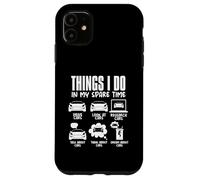 Carcasa para iPhone 11 Cosas Que Hago en mi Tiempo Libre Funny Carguy Mechanic