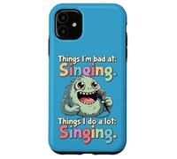 Carcasa para iPhone 11 Cosas Que Hago Mucho, Canto, Mal Cantante