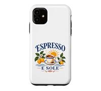 Carcasa para iPhone 11 Costa de Amalfi Italia Espresso E Sole Italiano Verano