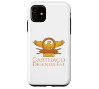 Carcasa para iPhone 11 Cotización Latina de la Antigua Roma SPQR Eagle - Carthago Delenda EST
