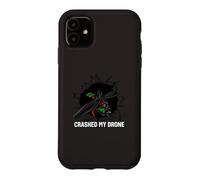 Carcasa para iPhone 11 Crashed My Drone FPV Pilot Quadcopter Racing