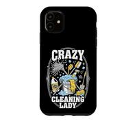 Carcasa para iPhone 11 Crazy Cleaning Lady Conserje