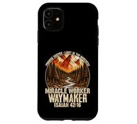 Carcasa para iPhone 11 Creador de promesas Isaías 42 16 Fe Cristiana