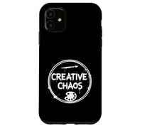 Carcasa para iPhone 11 Creative Chaos Artista Pintores Creatividad Proceso desordenado Arte
